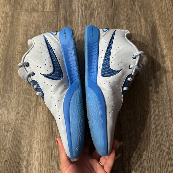 Men\'s Size 13 Nike LeBron XXI Textile Armory Blue Basketball Shoes FQ4052 400 main image 4